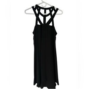 BCBGMAXAZRIA Babette Cutout Black High-Low Dress – Size 6